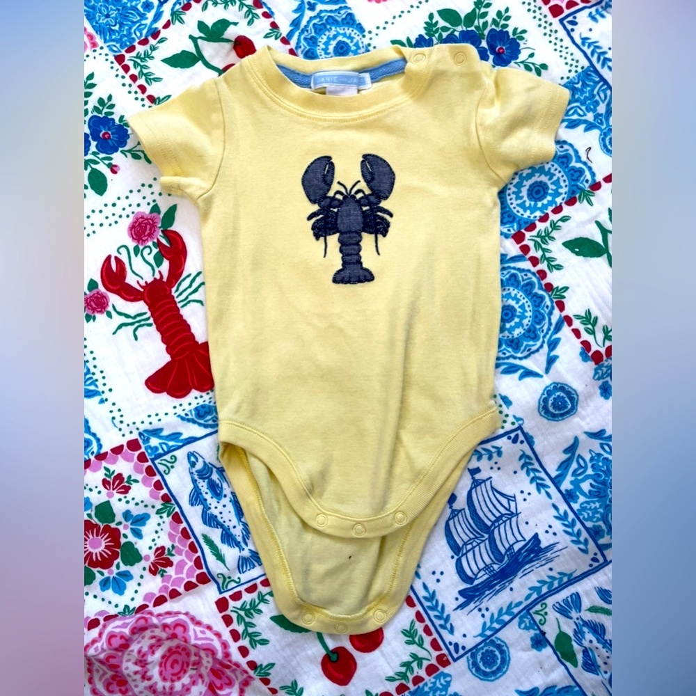 NWOT Janie and Jack Lobster Onesie